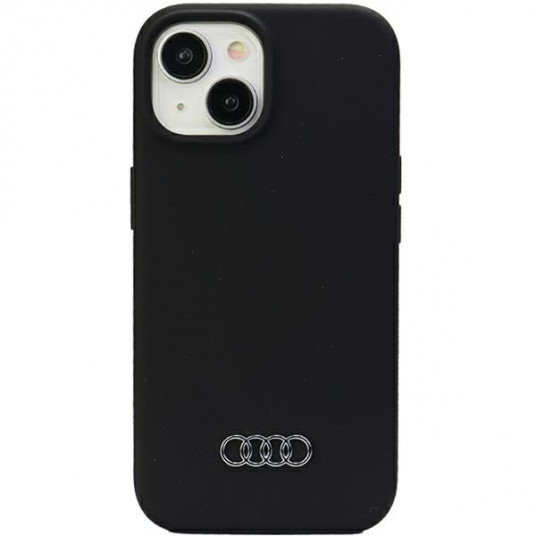 Audi Silicone Back Case for Apple iPhone 15 Plus