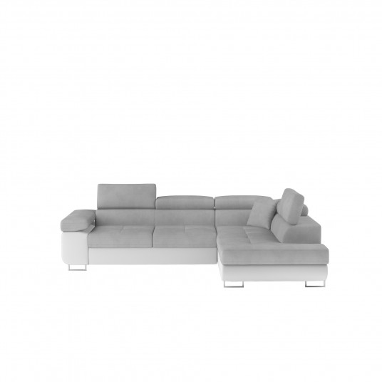  Kampinė sofa Anton su patalynės dėže, audinys Paros 05, Soft 17 