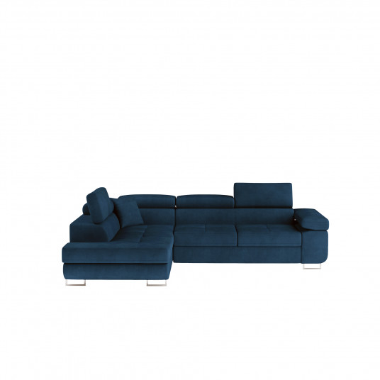 Kampinė sofa Anton su patalynės dėže, audinys Kronos 09