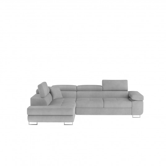  Kampinė sofa Anton su patalynės dėže, audinys Paros 05 