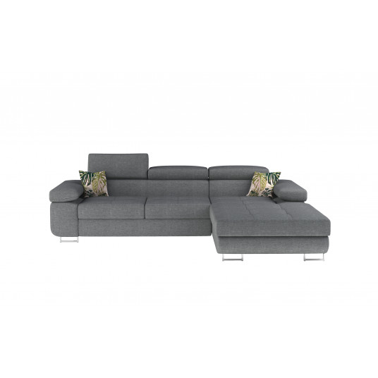 Kampinė sofa Armando su patalynės dėže, audinys Cover 83, Jungle 37