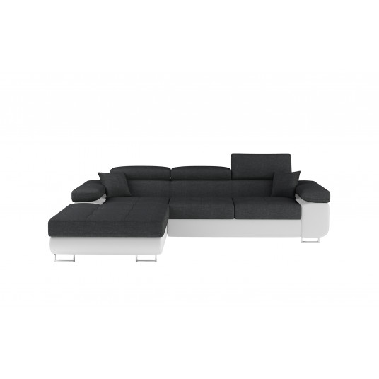 Kampinė sofa Armando su patalynės dėže, audinys Sawana 05, Soft 17