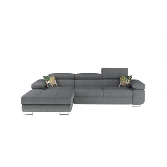 Kampinė sofa Armando su patalynės dėže, audinys Cover 83, Jungle 37