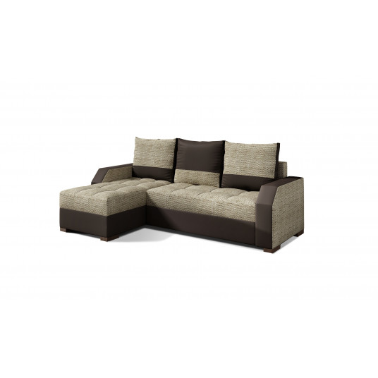 Kampinė sofa Aris su patalynės dėže, audinys Berlin 03, Soft 66 