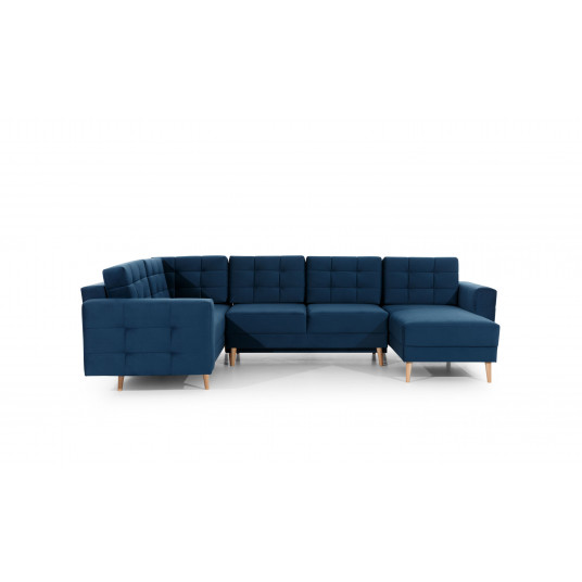  Kampinė sofa Asgard su patalynės dėže, audinys Monolith 77 