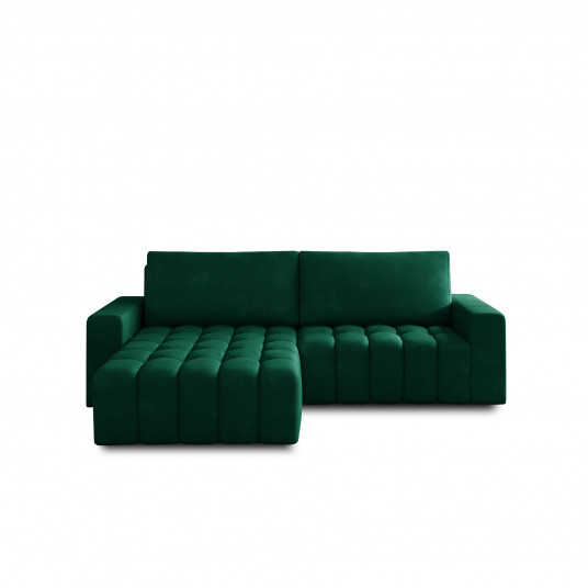 Kampinė sofa Bonett su patalynės dėže, audinys Kronos 19