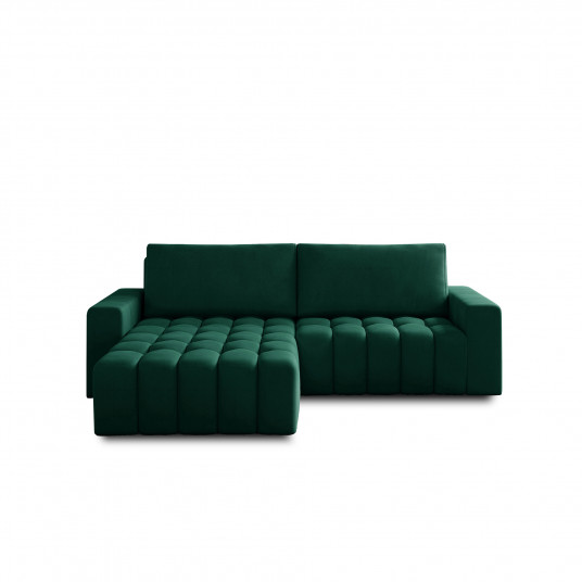 Kampinė sofa Bonett su patalynės dėže, audinys Monolith 37