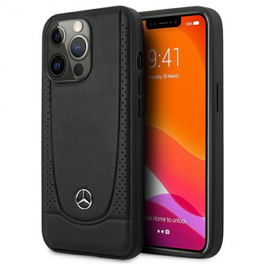  Mercedes Leather Urban Back Case for Apple iPhone 15 Pro 