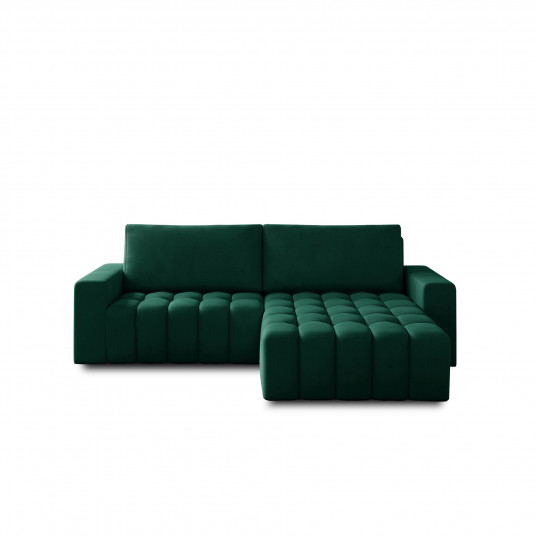 Kampinė sofa Bonett su patalynės dėže, audinys Monolith 37