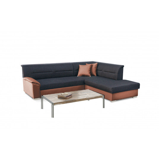  Kampinė sofa Bergen su patalynės dėže, audinys Sawana 05, Soft 15 