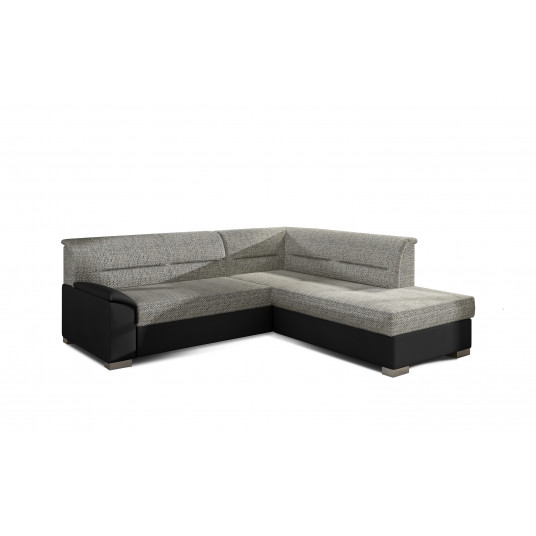 Kampinė sofa Bergen su patalynės dėže, audinys Berlin 01, Soft 11