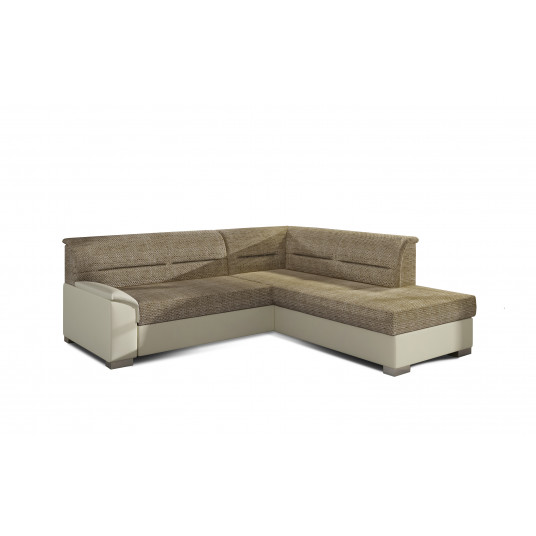 Kampinė sofa Bergen su patalynės dėže, audinys Berlin 03, Soft 33