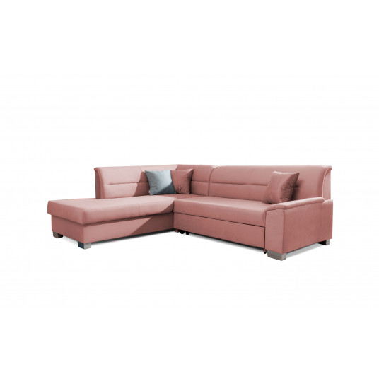Kampinė sofa Bergen su patalynės dėže, audinys Monolith 63