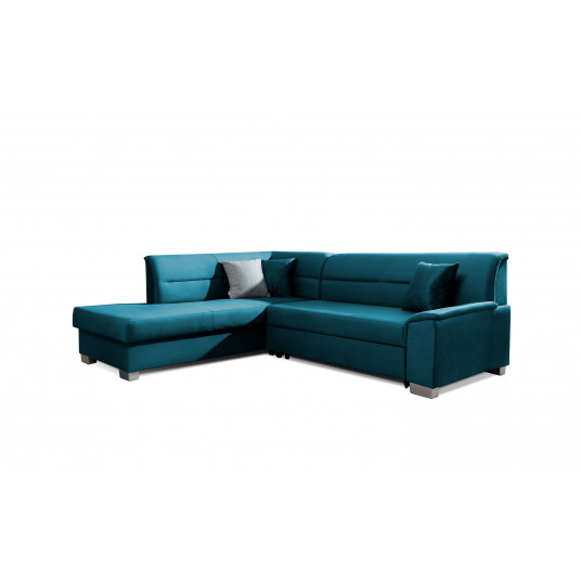 Kampinė sofa Bergen su patalynės dėže, audinys Monolith 77