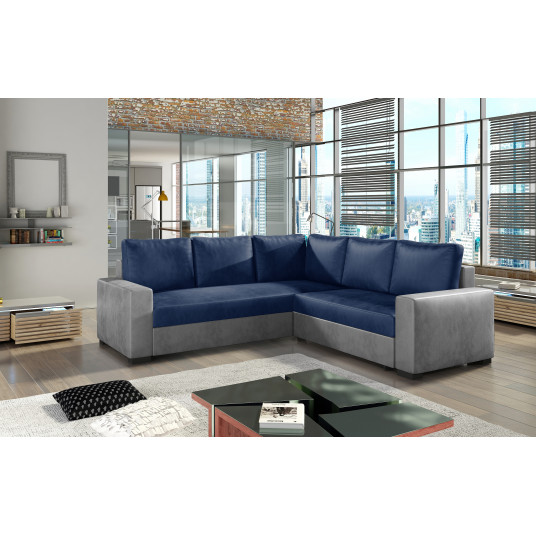  Kampinė sofa Canis su patalynės dėže, audinys Monolith 77, Monolith 84 