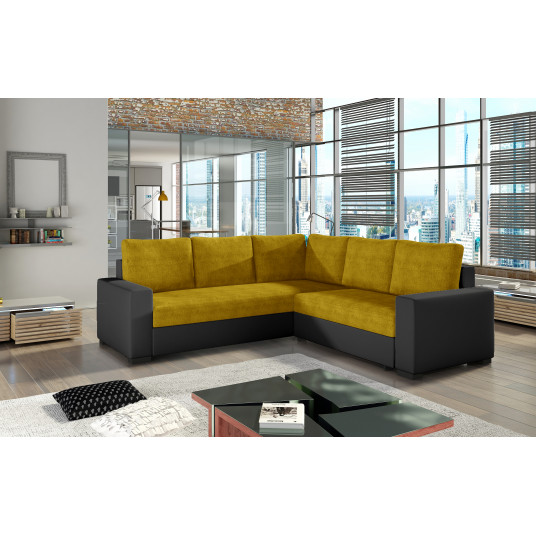  Kampinė sofa Canis su patalynės dėže, audinys Omega 68, Soft 11 