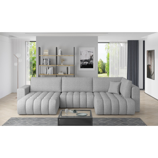 Kampinė sofa Bonito su patalynės dėže, audinys Borneo 4