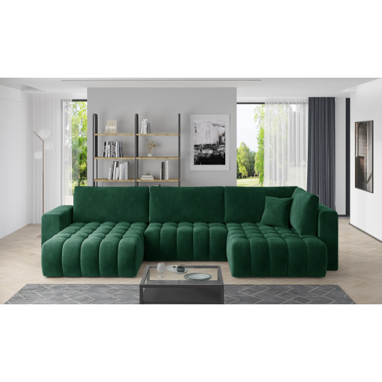  Kampinė sofa Bonito su patalynės dėže, audinys Lukso 35 