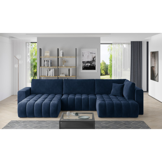  Kampinė sofa Bonito su patalynės dėže, audinys Lukso 40 