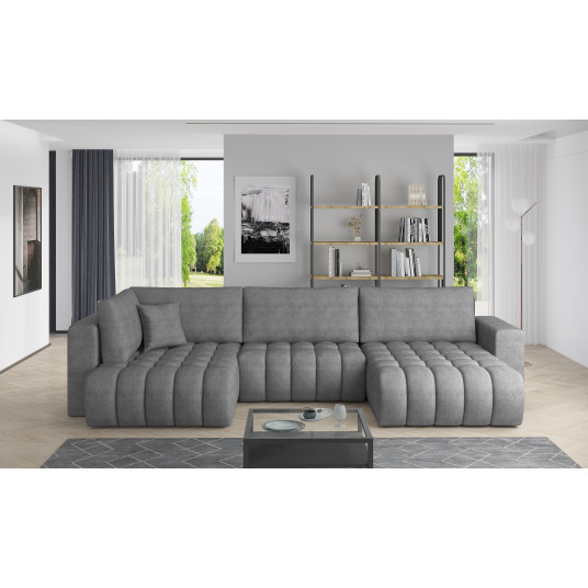 Kampinė sofa Bonito su patalynės dėže, audinys Gojo 5
