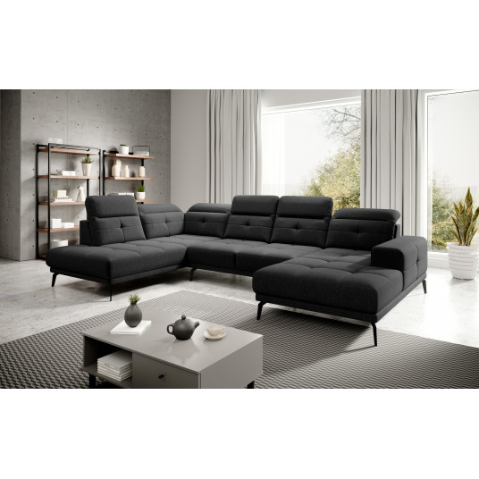  Kampinė sofa Bretan, audinys Flores 10 