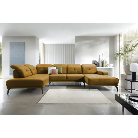 Kampinė sofa Bretan, audinys Loco 45