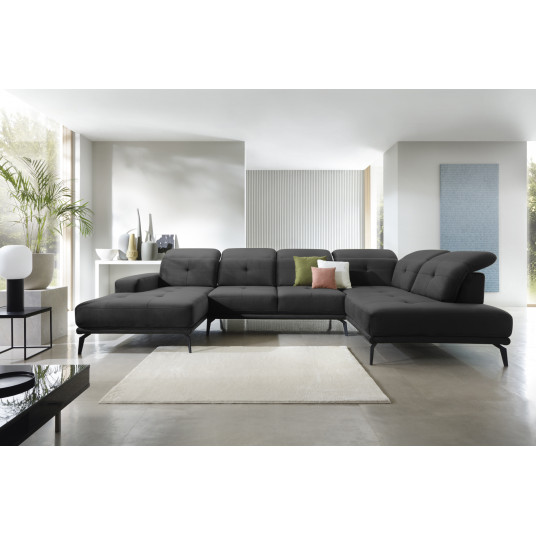 Kampinė sofa Bretan, audinys Loco 06