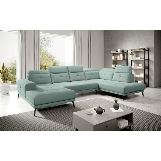 Kampinė sofa Bretan, audinys Poco 100