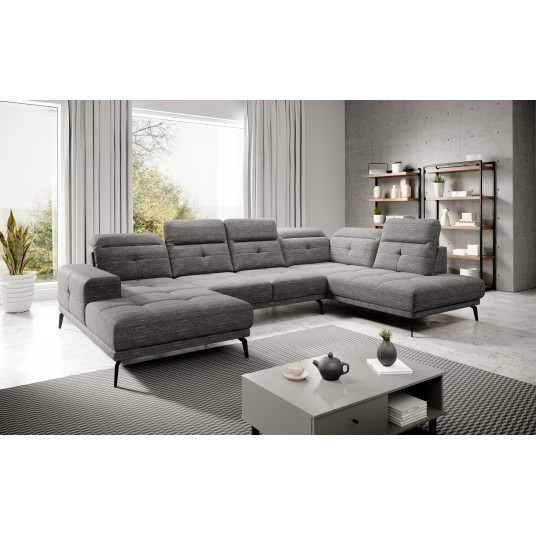 Kampinė sofa Bretan, audinys Marte 130