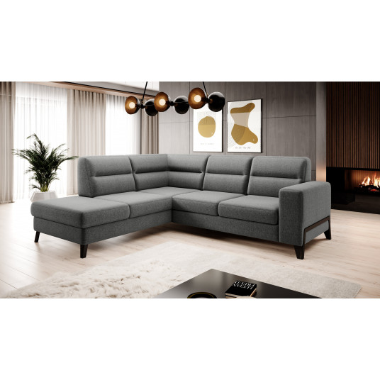 Kampinė sofa Cassara su patalynės dėže, audinys Flores 4