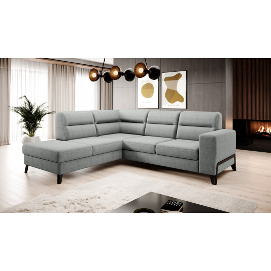 Kampinė sofa Cassara su patalynės dėže, audinys Vero 4
