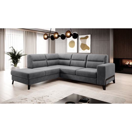  Kampinė sofa Cassara su patalynės dėže, audinys Sola 6 