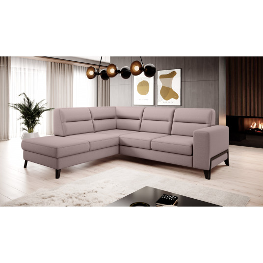 Kampinė sofa Cassara su patalynės dėže, audinys Gojo 101