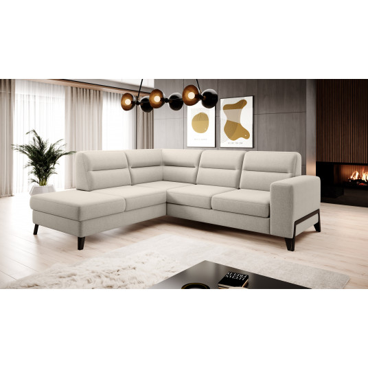 Kampinė sofa Cassara su patalynės dėže, audinys Inari 22