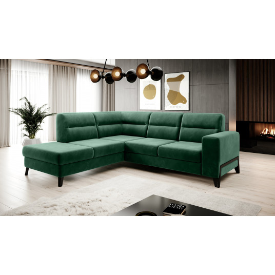  Kampinė sofa Cassara su patalynės dėže, audinys Lukso 35 