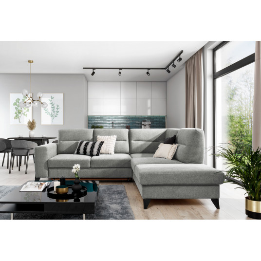 Kampinė sofa Cassara su patalynės dėže, audinys Gojo 4