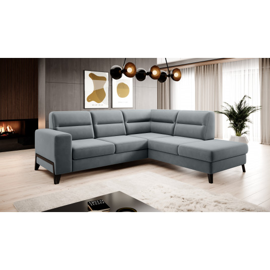 Kampinė sofa Cassara su patalynės dėže, audinys Velvetmat 4