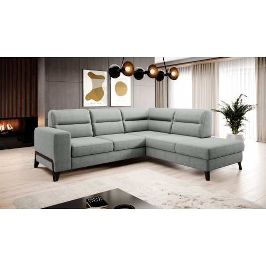 Kampinė sofa Cassara su patalynės dėže, audinys Vero 5