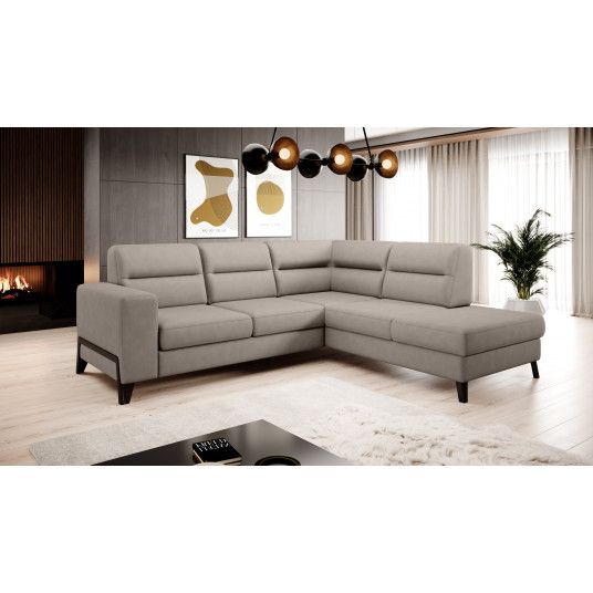 Kampinė sofa Cassara su patalynės dėže, audinys Poco 7