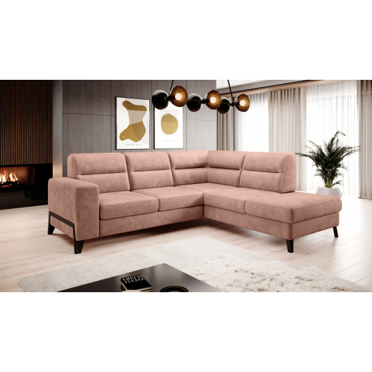  Kampinė sofa Cassara su patalynės dėže, audinys Nube 24 