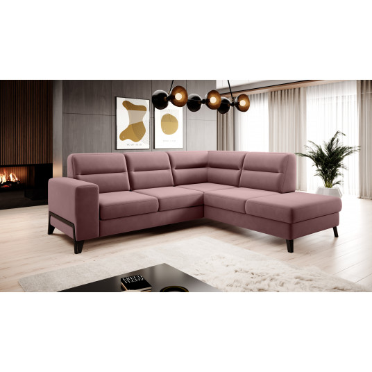  Kampinė sofa Cassara su patalynės dėže, audinys Velvetmat 24 