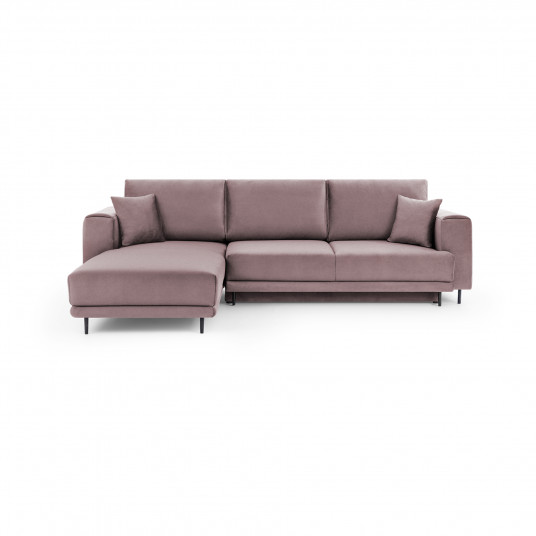 Kampinė sofa Dalia su patalynės dėže, audinys Loco 24