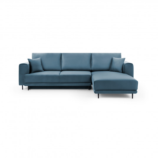  Kampinė sofa Dalia su patalynės dėže, audinys Velvetmat 100 