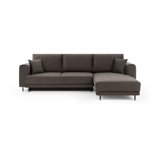  Kampinė sofa Dalia su patalynės dėže, audinys Velvetmat 22 