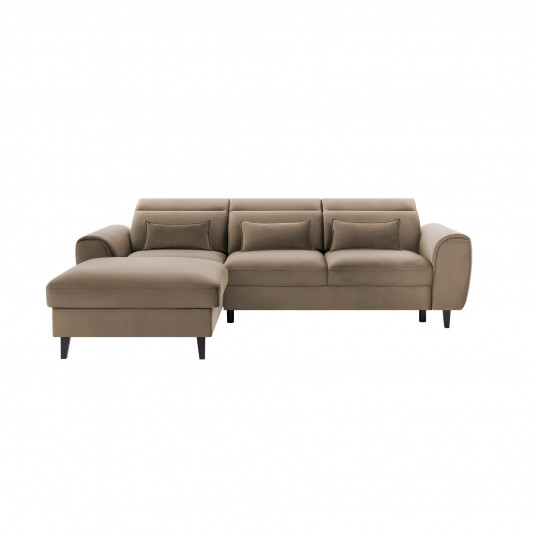  Kampinė sofa Foble su patalynės dėže, audinys Nube 20 