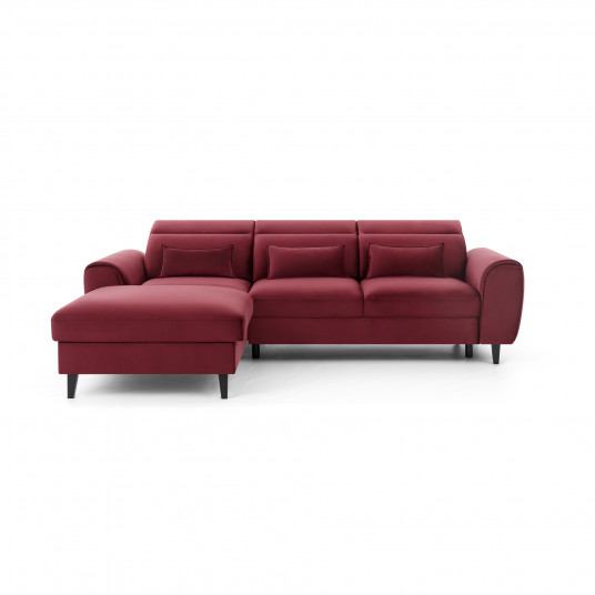 Kampinė sofa Foble su patalynės dėže, audinys Loco 25