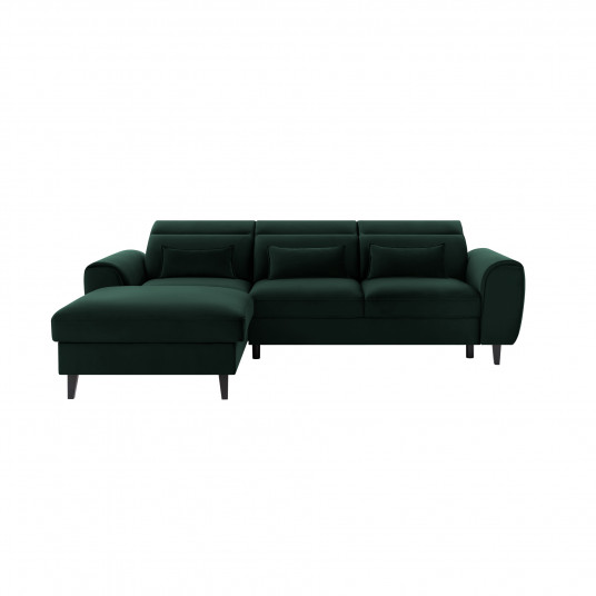 Kampinė sofa Foble su patalynės dėže, audinys Loco 35