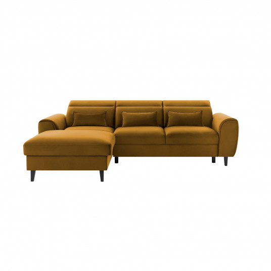  Kampinė sofa Foble su patalynės dėže, audinys Loco 45 