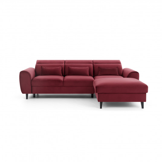 Kampinė sofa Foble su patalynės dėže, audinys Loco 25