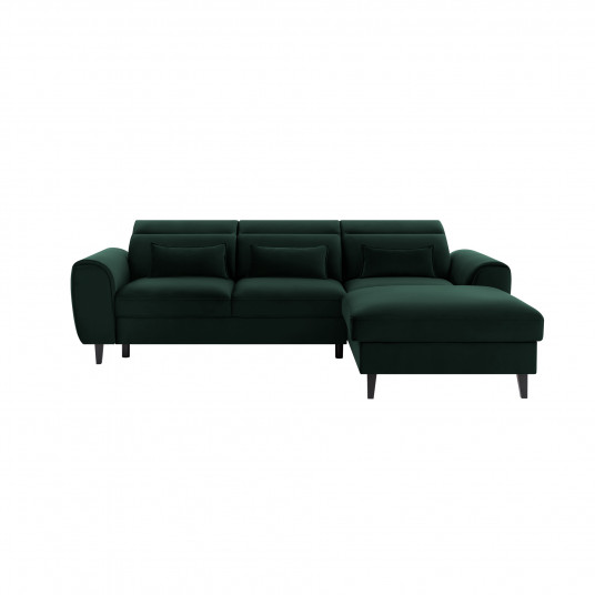 Kampinė sofa Foble su patalynės dėže, audinys Loco 35